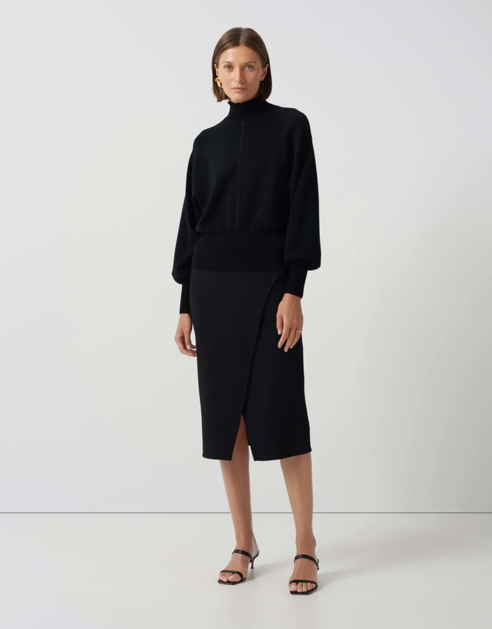 Discount someday Fashion Gebreide Trui Tarisi Detail Black