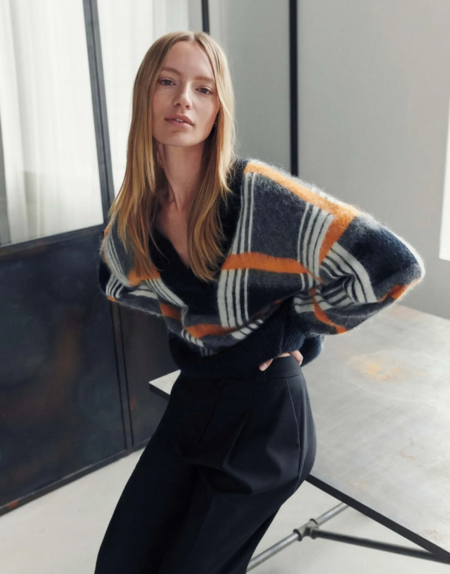 Cheap someday Fashion Gebreide Trui Tenya Black