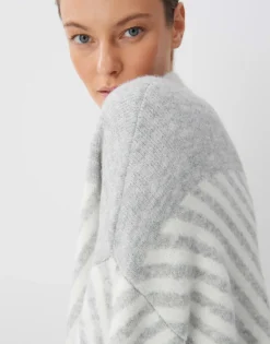 Cheap someday Fashion Gebreide Trui Traci Hazy Fog Melange