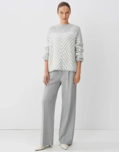 Cheap someday Fashion Gebreide Trui Traci Hazy Fog Melange