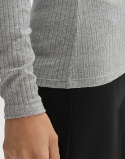 Fashion someday Fashion Geribd Shirt Sulikko Soft Hazy Fog Melange