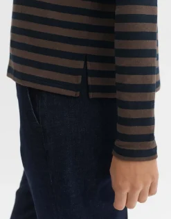 Cheap someday Fashion Gestreept Shirt Suraso Coal Blue