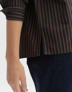 Cheap someday Fashion Gestreepte Blouse Fanida Coal Blue