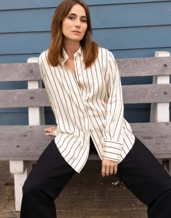 Outlet someday Fashion Gestreepte Blouse Zisabel Bold Natural Glaze