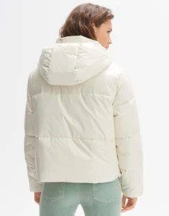 Online someday Fashion Gewatteerd Jas Hamuro Milk