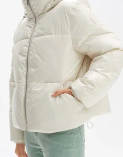 Online someday Fashion Gewatteerd Jas Hamuro Milk