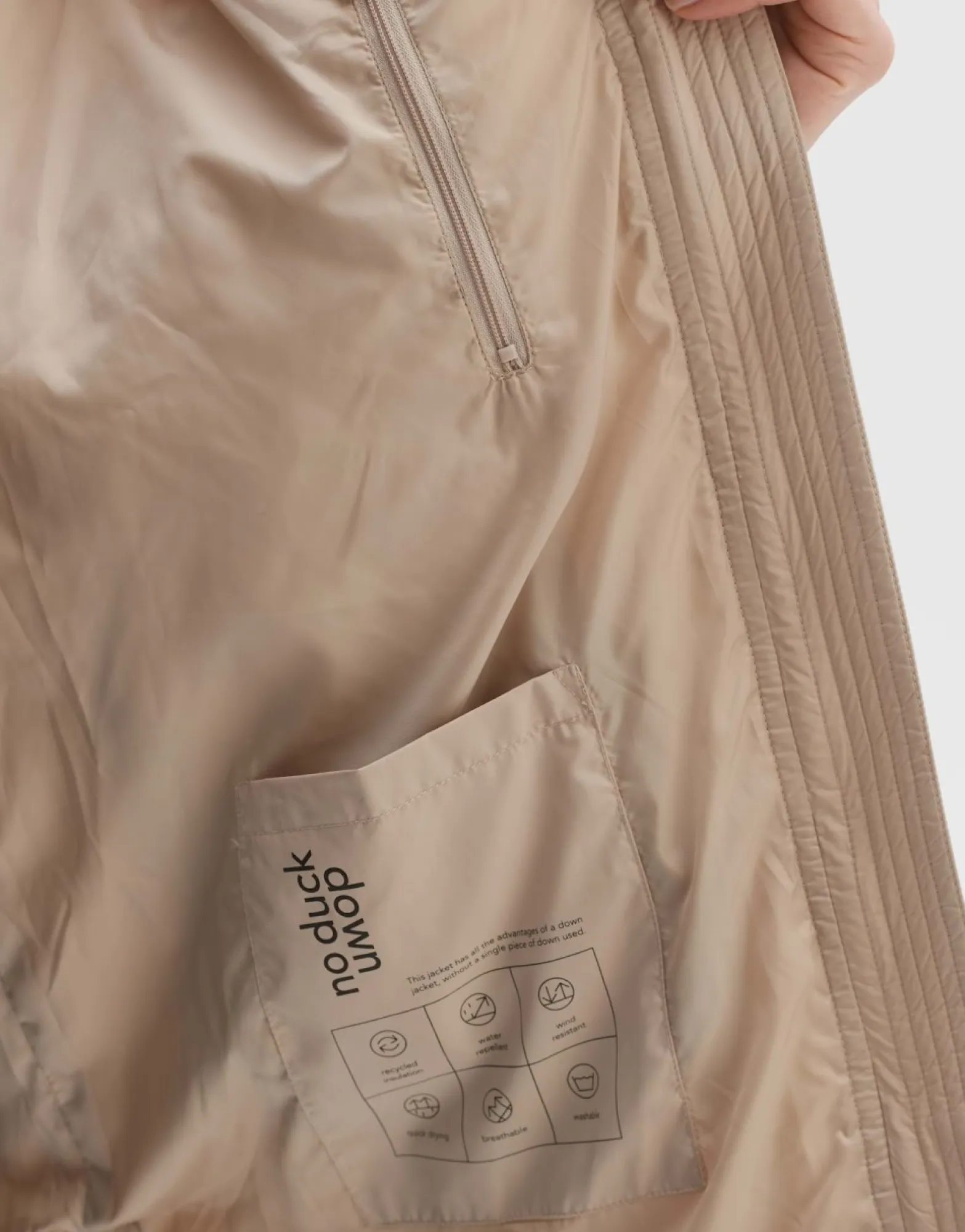 Fashion someday Fashion Gewatteerde Bodywarmer Wafi Macadamia