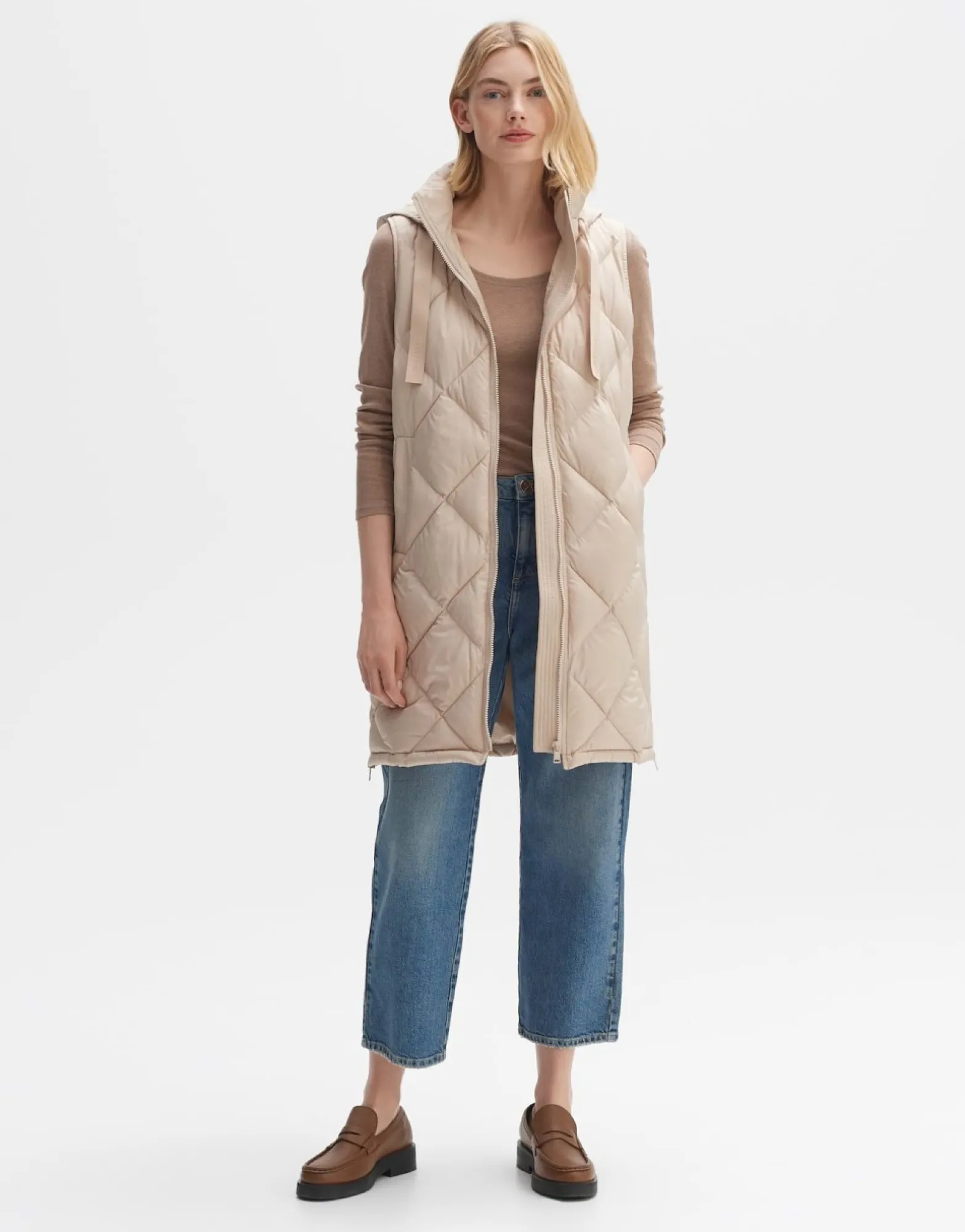 Fashion someday Fashion Gewatteerde Bodywarmer Wafi Macadamia