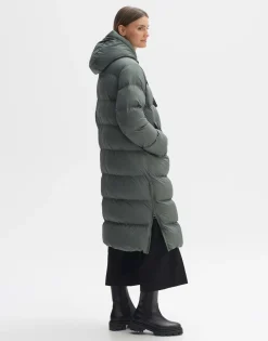 New someday Fashion Gewatteerde Mantel Habine Dark Sage