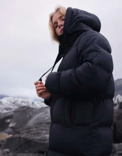 Fashion someday Fashion Gewatteerde Mantel Habine Black