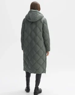 Store someday Fashion Gewatteerde Mantel Hubine Dark Sage
