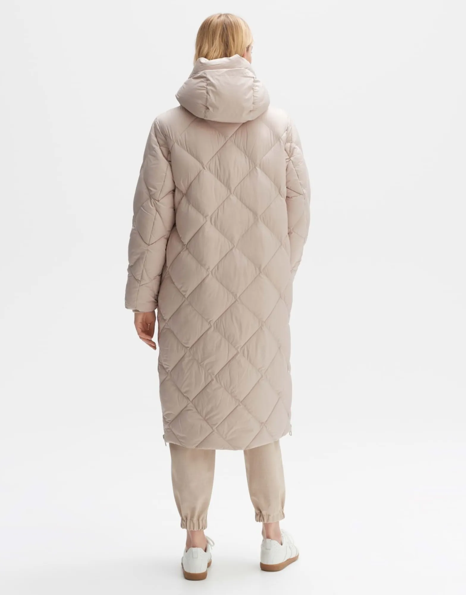 Cheap someday Fashion Gewatteerde Mantel Hubine Macadamia