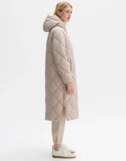 Cheap someday Fashion Gewatteerde Mantel Hubine Macadamia