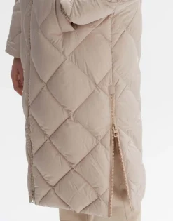 Cheap someday Fashion Gewatteerde Mantel Hubine Macadamia