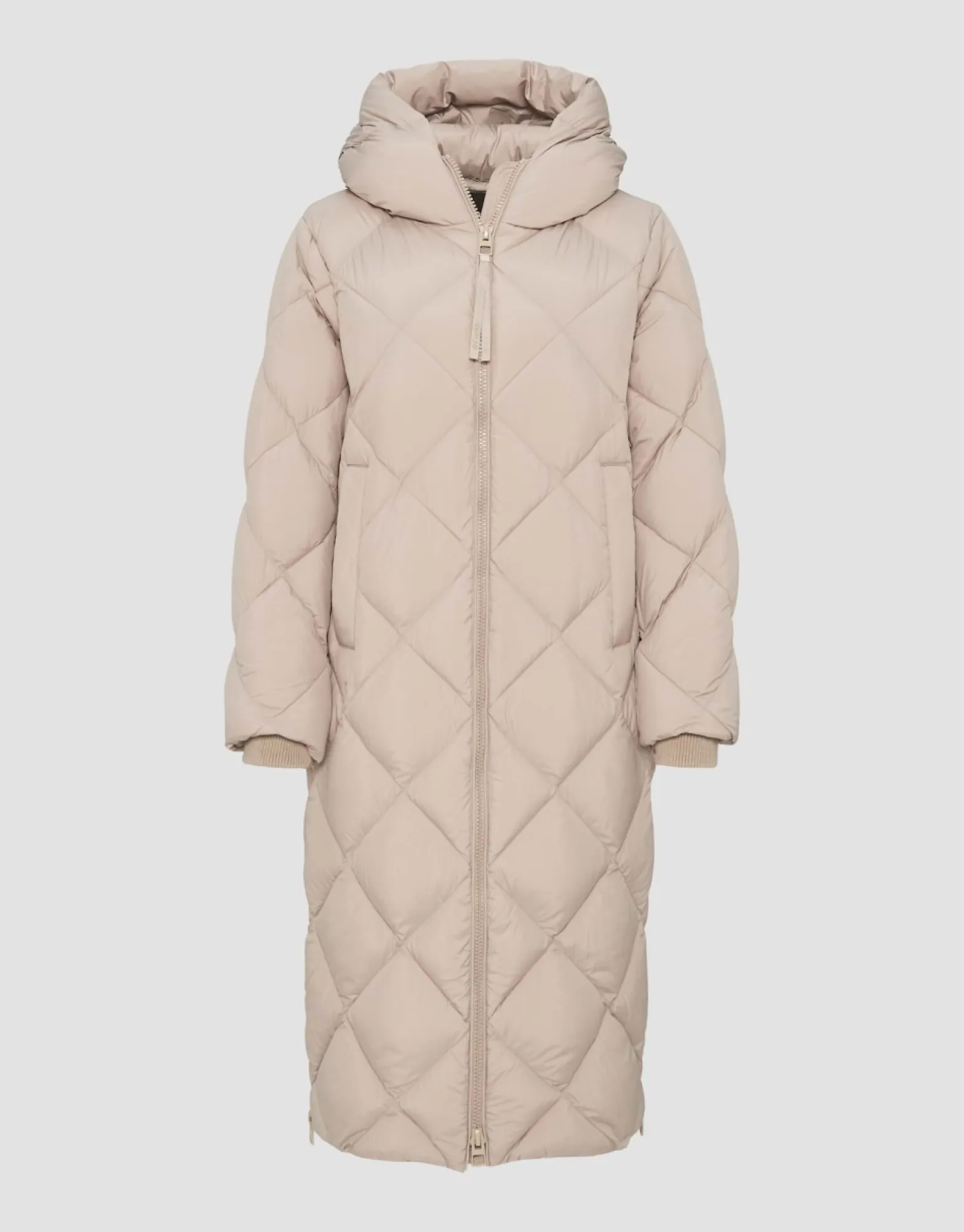 Cheap someday Fashion Gewatteerde Mantel Hubine Macadamia