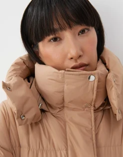 Flash Sale someday Fashion Gewatteerde Mantel Varica Brown Hazel