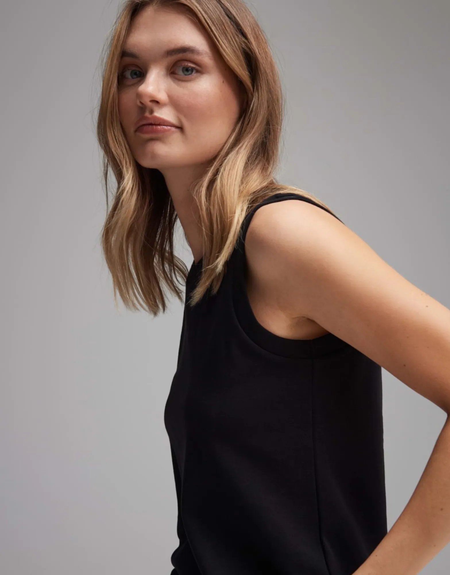 Shop someday Fashion Jersey Top Ilayda Black