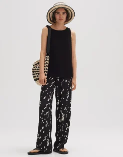 Shop someday Fashion Jersey Top Ilmun Black