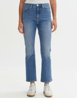 Discount someday Fashion Kick Flared Jeans Eboni Sky Blue Washed