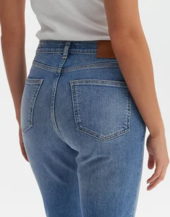 Discount someday Fashion Kick Flared Jeans Eboni Sky Blue Washed