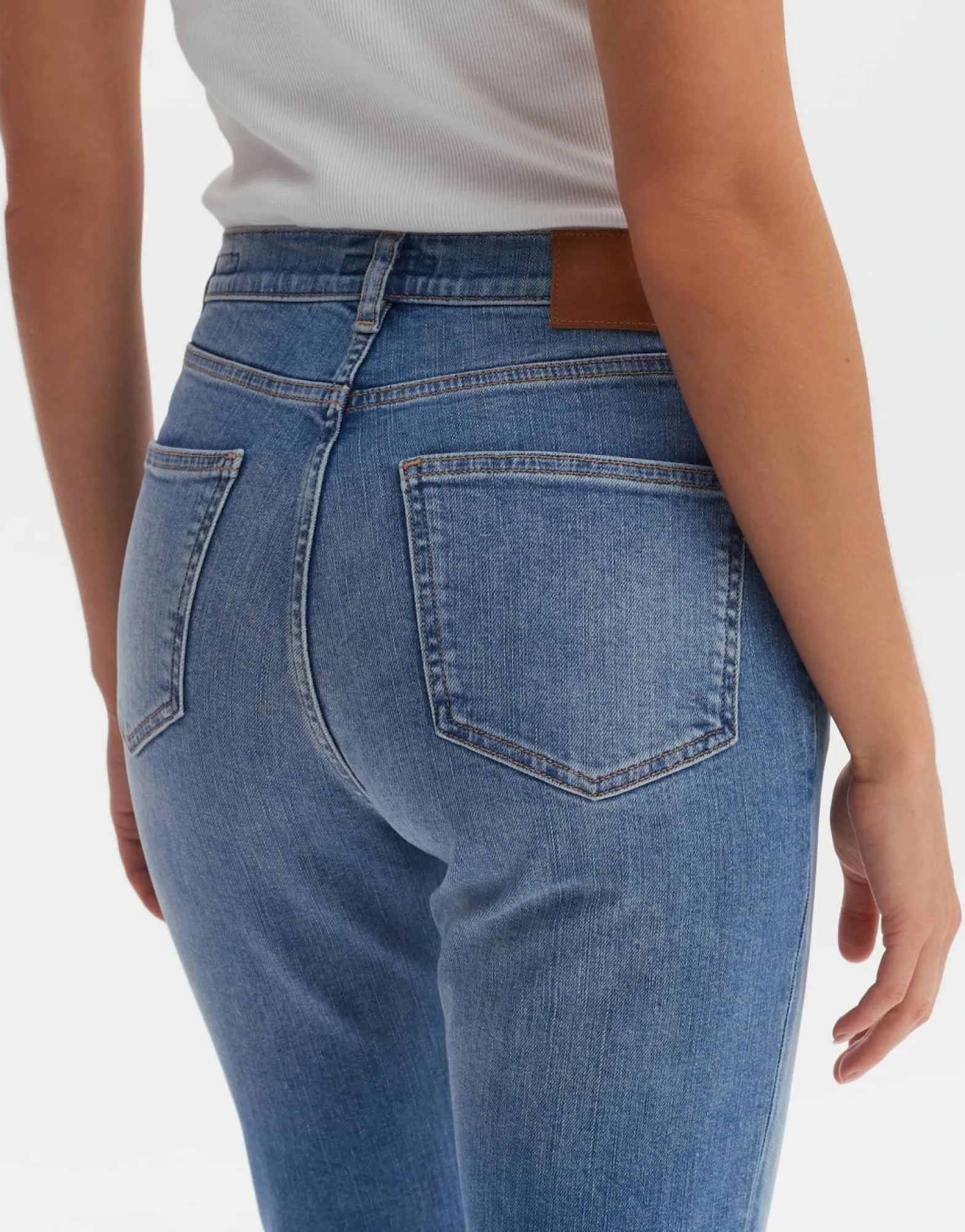 Discount someday Fashion Kick Flared Jeans Eboni Sky Blue Washed