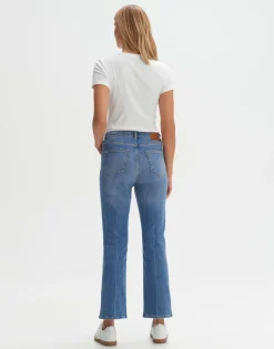 Discount someday Fashion Kick Flared Jeans Eboni Sky Blue Washed