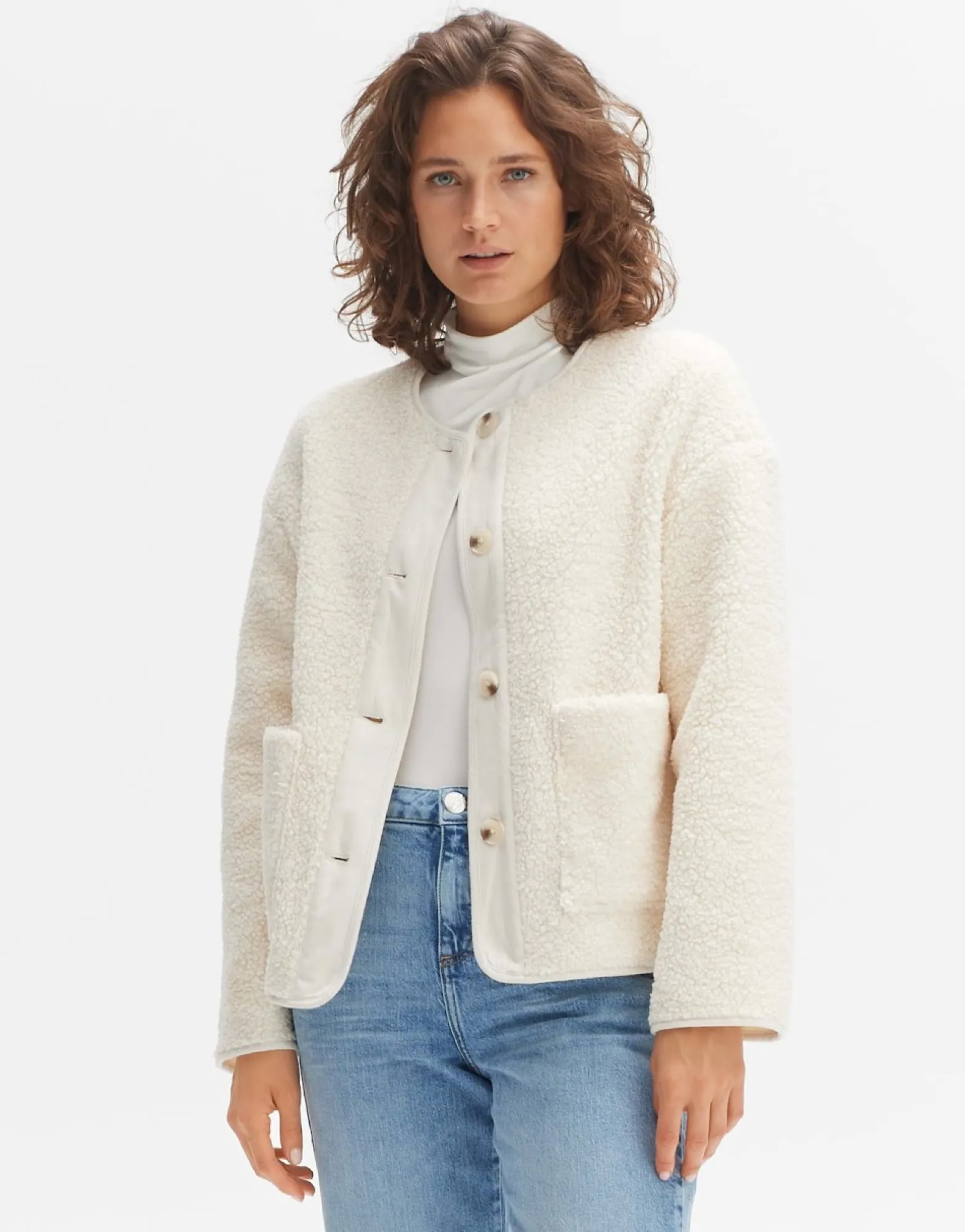 Best someday Fashion Korte Jas Jupina Soft Cream