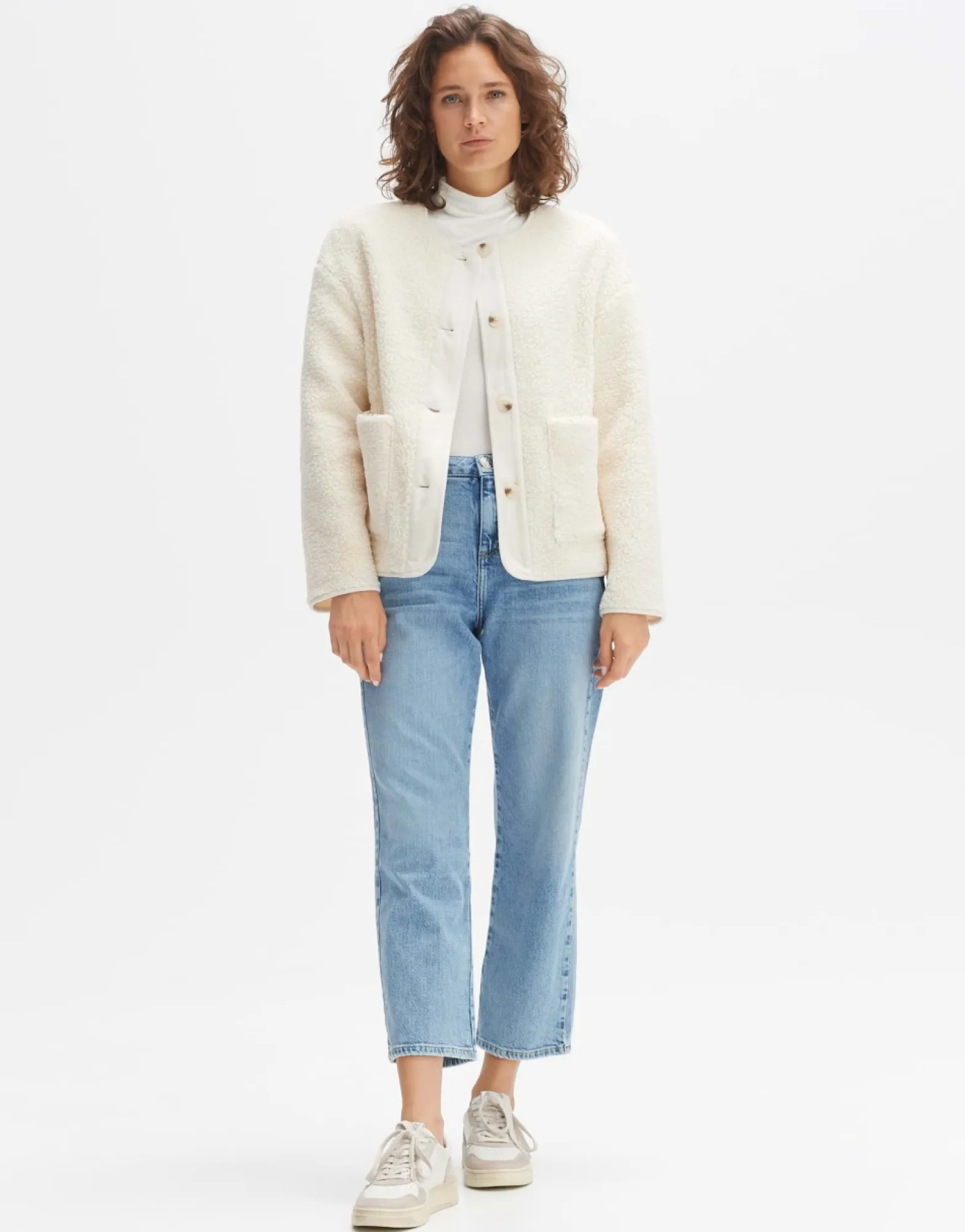 Best someday Fashion Korte Jas Jupina Soft Cream