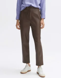 Hot someday Fashion Kunstleren Broek Majella Sandalwood