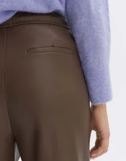 Hot someday Fashion Kunstleren Broek Majella Sandalwood