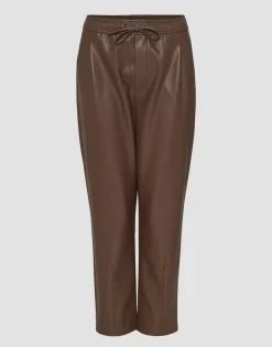 Hot someday Fashion Kunstleren Broek Majella Sandalwood