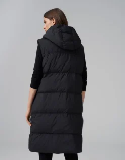 Discount someday Fashion Lange Bodywarmer Vestina Black