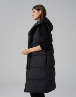 Discount someday Fashion Lange Bodywarmer Vestina Black