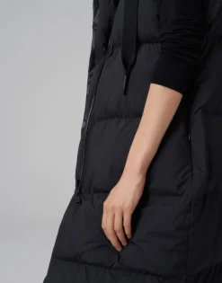 Discount someday Fashion Lange Bodywarmer Vestina Black