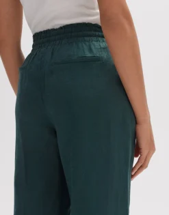 Flash Sale someday Fashion Linnen Broek Marou Deep Teal