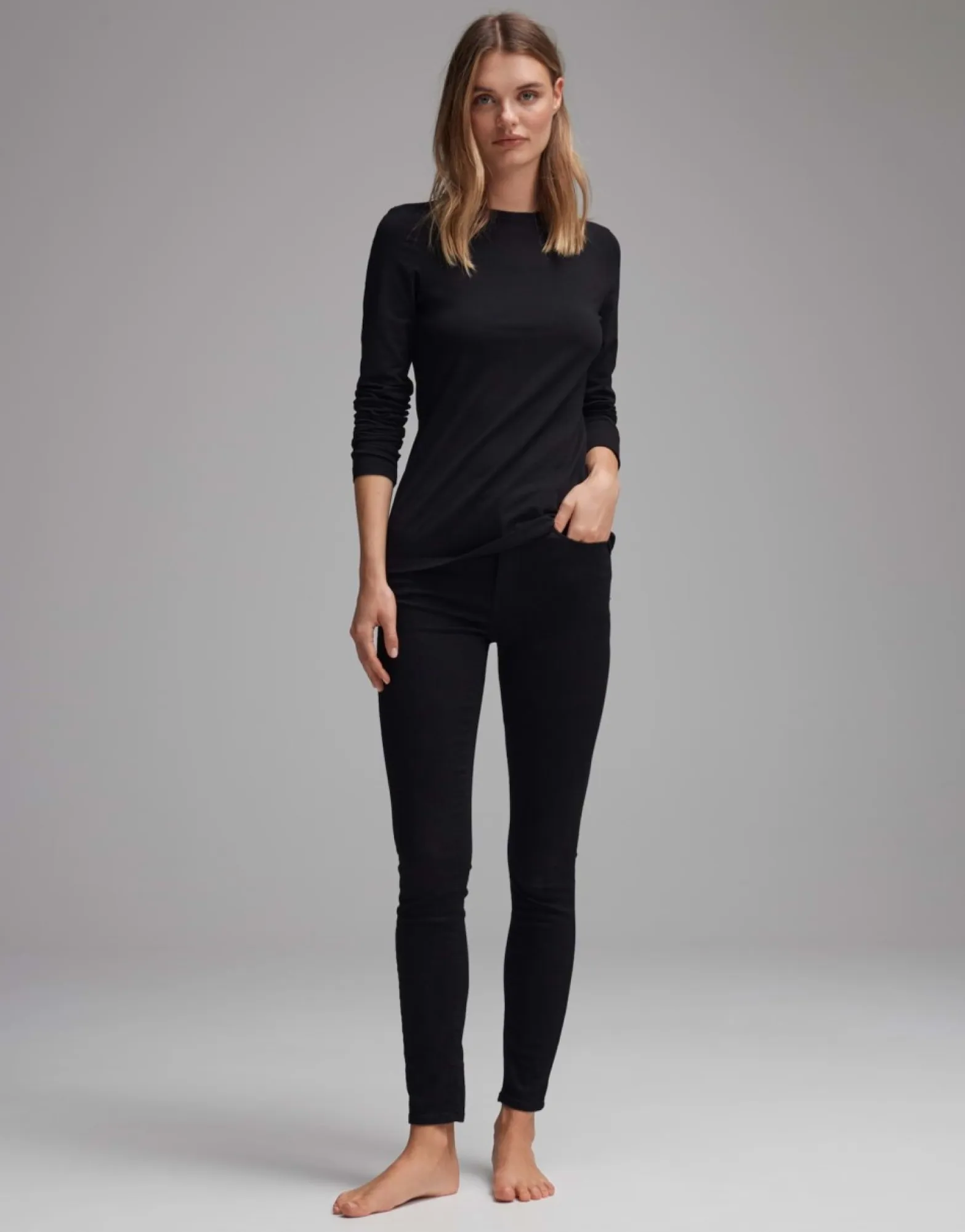 Shop someday Fashion Longsleeve Smilla Black