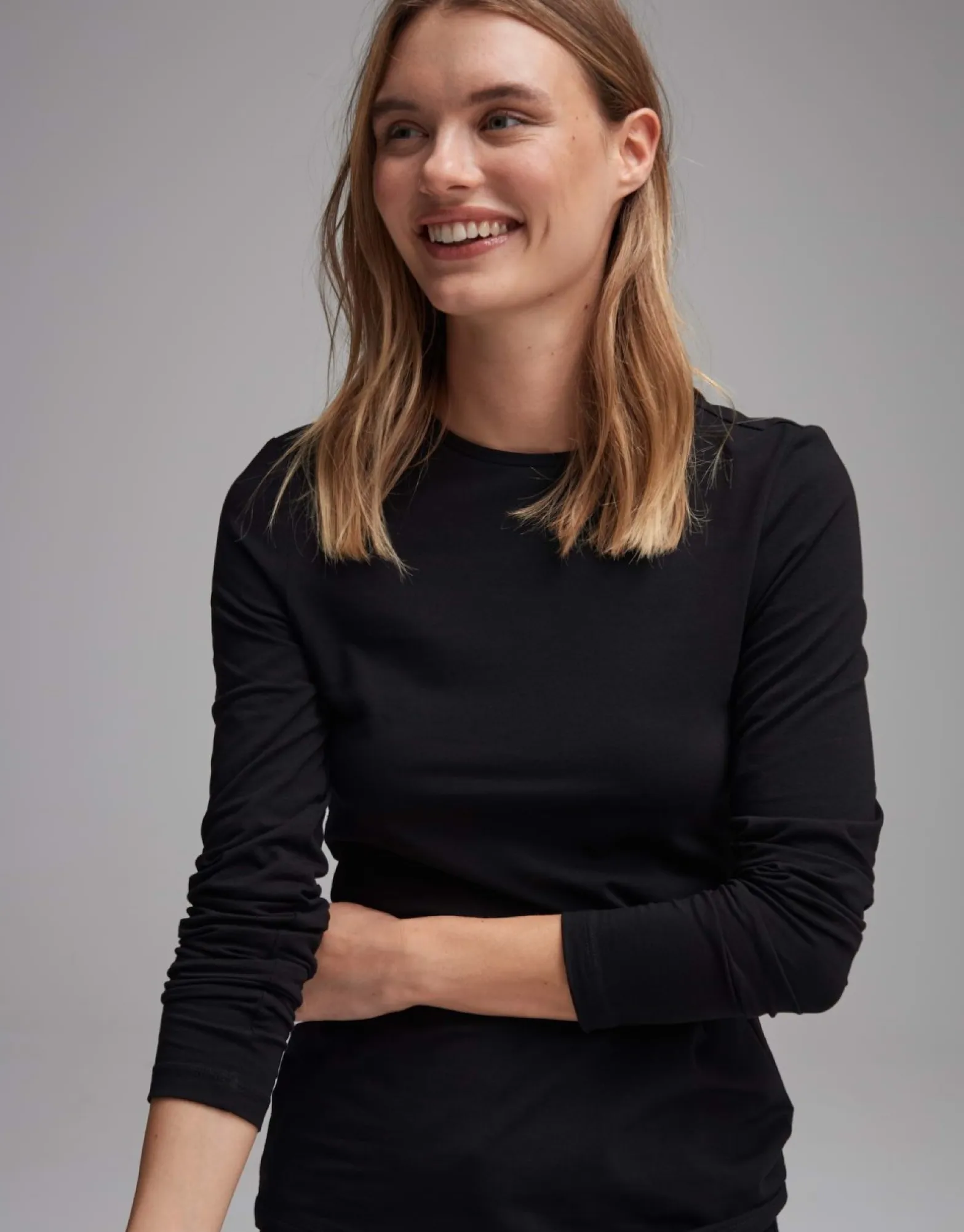 Shop someday Fashion Longsleeve Smilla Black