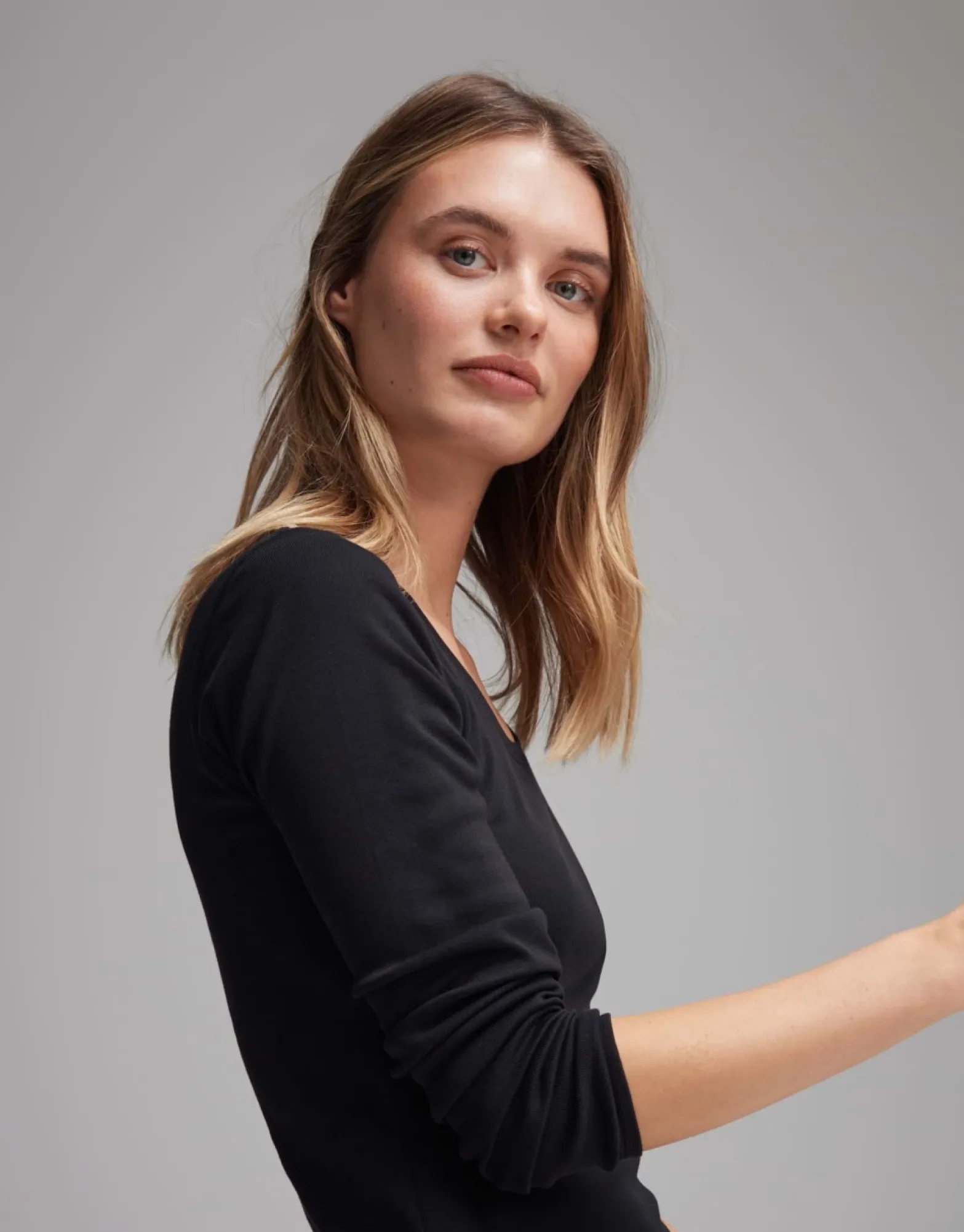 Outlet someday Fashion Longsleeve Sorana Black