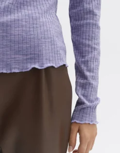 Flash Sale someday Fashion Longsleeve Soseta Soft Viola