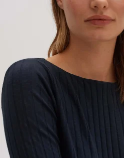 New someday Fashion Longsleeve Sovke Coal Blue