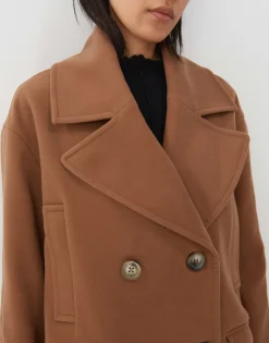 Outlet someday Fashion Mantel Voata Brown Hazel