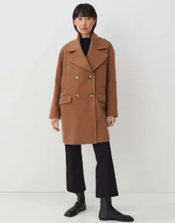 Outlet someday Fashion Mantel Voata Brown Hazel