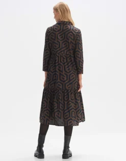 Discount someday Fashion Midi Jurk Werano Sandalwood