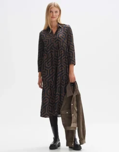 Discount someday Fashion Midi Jurk Werano Sandalwood