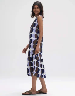 Clearance someday Fashion Midi Jurk Wicy Witty Sandalwood