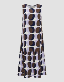 Clearance someday Fashion Midi Jurk Wicy Witty Sandalwood