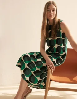 New someday Fashion Midi Jurk Wicy Witty Deep Teal