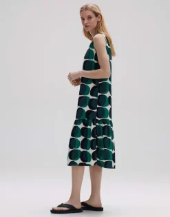 New someday Fashion Midi Jurk Wicy Witty Deep Teal