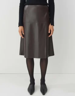 Flash Sale someday Fashion Midi Rok Omeno Dark Chocolate