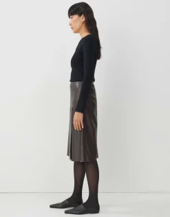 Flash Sale someday Fashion Midi Rok Omeno Dark Chocolate